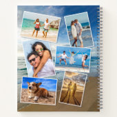 海フォトコラージュテンプレートSketchbook Journal ノートブック (裏面)