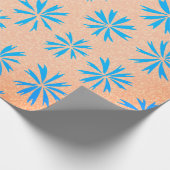 海フラワーラッピング紙 ラッピングペーパー (角)