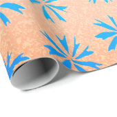 海フラワーラッピング紙 ラッピングペーパー (ロールコーナー)