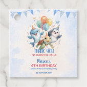 海フレンド誕生日メッセージカード フェイバータグ (正面)