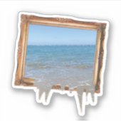 海フレームの写真不足 シール (正面)