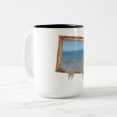 海フレームの写真不足 ツートーンマグカップ (正面左)