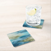 海フローII スクエアペーパーコースター (インサイチュ)