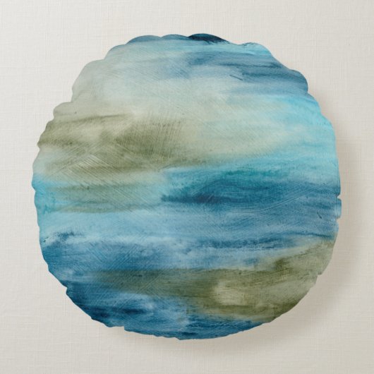 海フローII ラウンドクッション (正面)