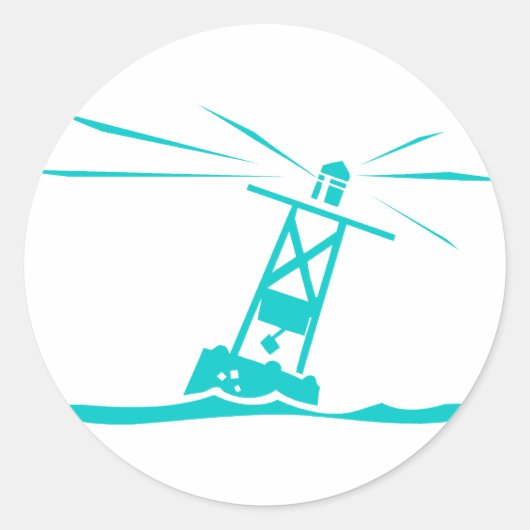 海ブイ ラウンドシール (正面)