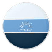 海ブスタイリッシュルーストライプズ海 セラミックノブ (正面)