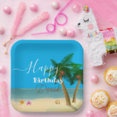 海ブリスお祝い ペーパープレート (パーティー)