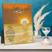 海ブリーズアンドセレンティティ祈りの言葉 フォトプラーク (側面)