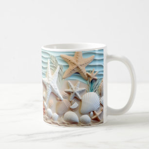 海ブリーズシーシェルマグ コーヒーマグカップ