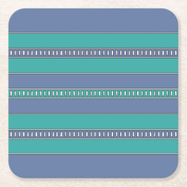 海ブリーズストライプ スクエアペーパーコースター