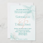 海ブリーズビーチ結婚式 招待状 (裏面)