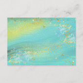 海ブリーズ熱帯金ゴールド結婚フローラ情報 エンクロージャーカード (裏面)