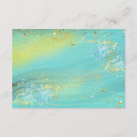 海ブリーズ熱帯金ゴールド結婚フローラ情報 エンクロージャーカード (裏面)