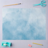 海ブルーの水色の背景背景のラッピング 薄葉紙 (クラフト)