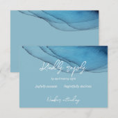 海ブルーアクアマリン 出欠カード (正面/裏面)