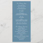 海ブルーアディロンドック椅子式プログラム プログラム (裏面)