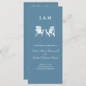 海ブルーアディロンドック椅子式プログラム プログラム (正面/裏面)