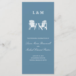 海ブルーアディロンドック椅子式プログラム プログラム