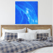 海ブルーウェーブサマータイム キャンバスプリント (インサイチュ (寝室))