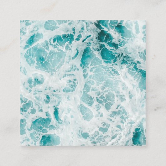 海ブルーウェーブ スクエア名刺 (裏面)