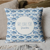 海ブルーウォーターカスタムカラーギフトおばあちゃんソファ クッション