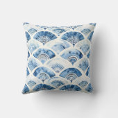 海ブルーウォーターカスタムカラーギフトおばあちゃんソファ クッション (裏面)