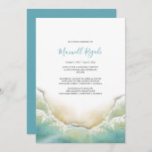 海ブルーウォーターカラー海岸線慰霊祭 招待状 (正面/裏面)