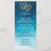 海ブルーウォーター波(モノグラム結婚) メニュー (正面)