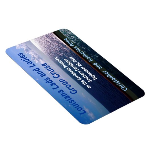 海ブルーカスタムドアマーカー磁石 マグネット (右側)