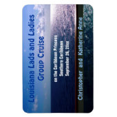 海ブルーカスタムドアマーカー磁石 マグネット (縦)