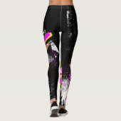 海ブルーシャーク80年代90年代グランジファッション レギンス (裏面)