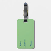 海ブルーシーカニカスタム ラゲッジタグ (裏面縦)