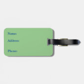 海ブルーシーカニカスタム ラゲッジタグ (裏面横)