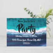 海ブルースアブストラクト 招待状 (スタンド正面)