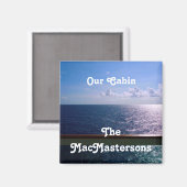 海ブルーステートルームドアマーカー マグネット (正面/裏面)