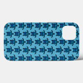 海ブルートライバルカメ Case-Mate iPhoneケース (裏面 (横))
