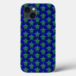 海ブルートライバルグリーンウミガメ iPhone 13ケース