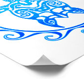 海ブルートライバルタートルアルバ ポスター (角)