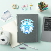海ブルートライバルタートルカボサンルーカス シール (iPadカバー)