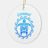 海ブルートライバルタートルコズメル セラミックオーナメント (左)