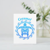 海ブルートライバルタートルコズメル ポストカード (スタンド正面)