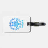 海ブルートリバルタートルカンクン ラゲッジタグ (裏面横)