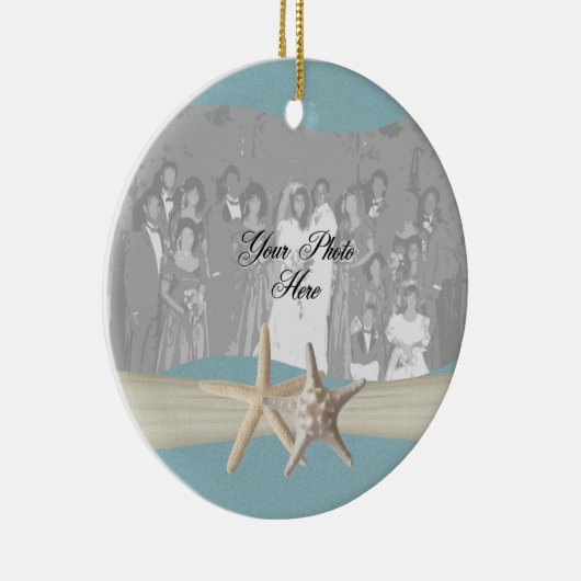 海ブルーヒトデの写真 セラミックオーナメント (右)