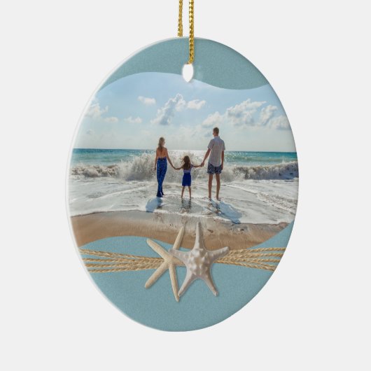 海ブルーヒトデの写真 セラミックオーナメント (右)