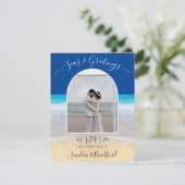 海ブルービーチフォトアーチシーズ&グリーティング サンキューカード (スタンド正面)