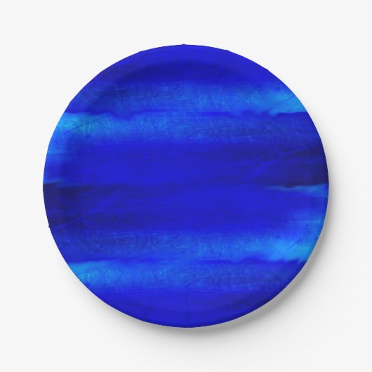 海ブルービーチ紙プレート ペーパープレート (正面)