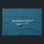 海ブループレーンエレガントミニマモダンリスト キッチンタオル<br><div class="desc">自分を代表モダンしてエレガントデザイン。このテンプレートは全カスタマイズてのプロフェッショナルの職業に合わせることができる。</div>