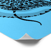 海ブルーマンタレイ ポスター (角)