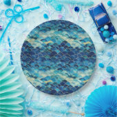 海ブルーマーメイド ペーパープレート (パーティー)