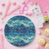 海ブルーマーメイド ペーパープレート (パーティー)